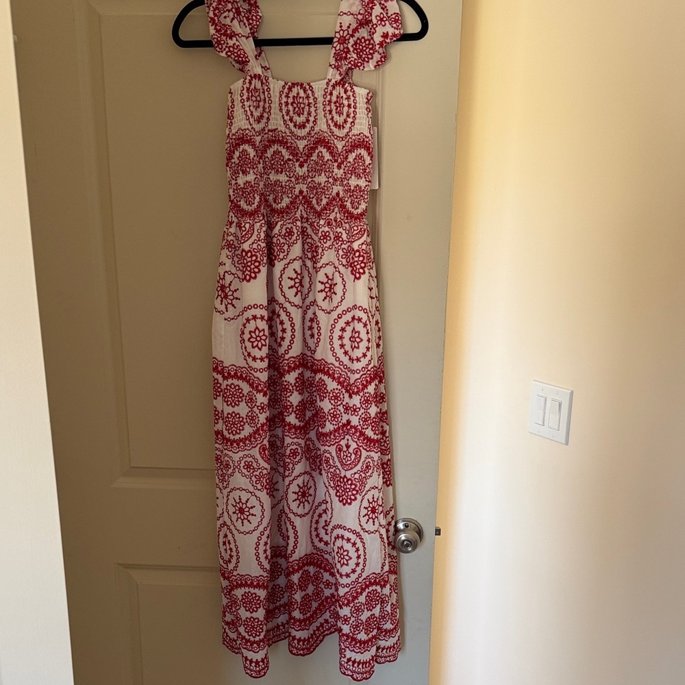Red and White Kids Dress